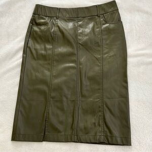 Cato Olive Pencil Skirt